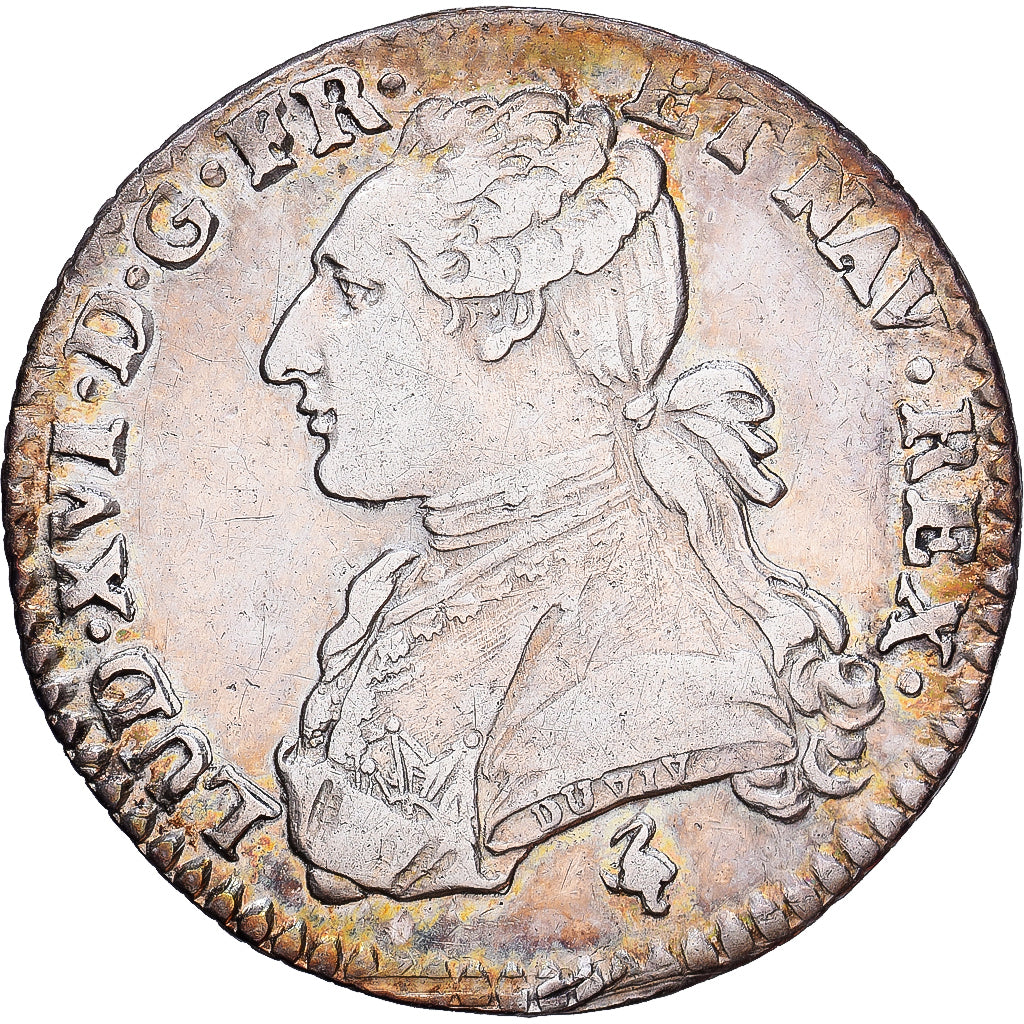 France, Louis XVI, 1/10 Écu aux branches d'olivier, 1781, Paris, Silver