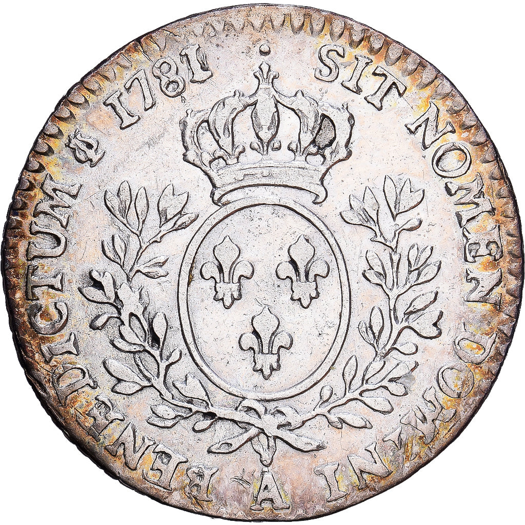 France, Louis XVI, 1/10 Écu aux branches d'olivier, 1781, Paris, Silver