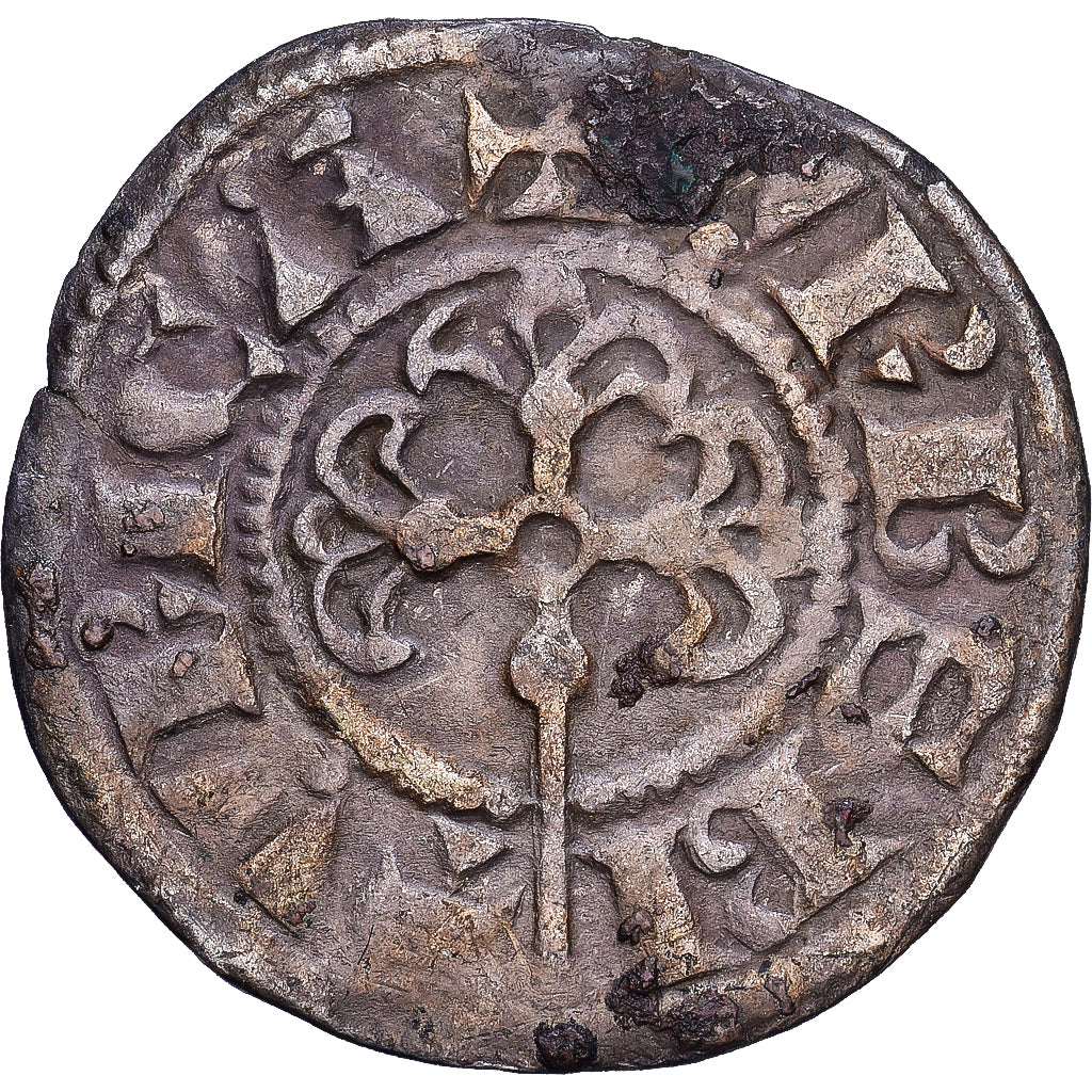 France, Louis VII, Denier, Bourges, Billon, EF(40-45)