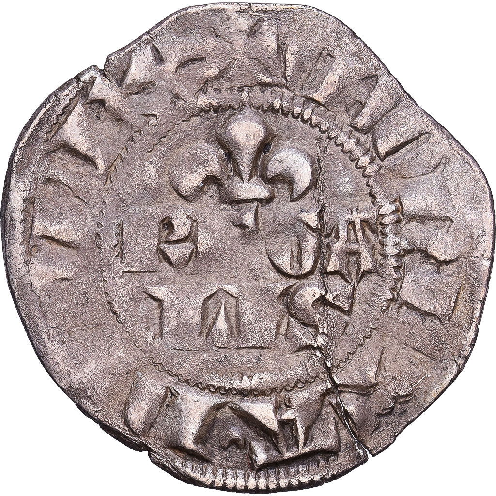 France, Philippe IV le Bel, Double Parisis, 1295-1303, Billon, VF(30-35)