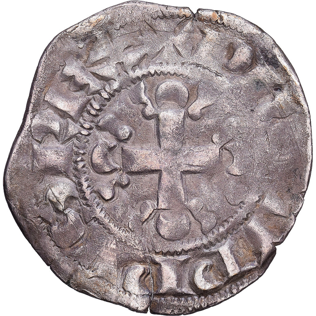 France, Philippe IV le Bel, Double Parisis, 1295-1303, Billon, VF(30-35)