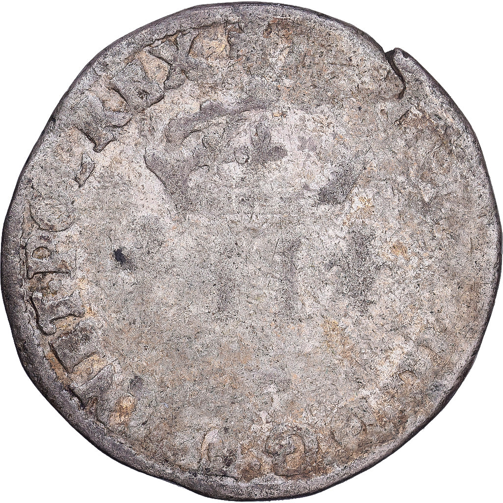 França, Henri III, Sol Parisis, 1584, Paris, Prata, VG(8-10)