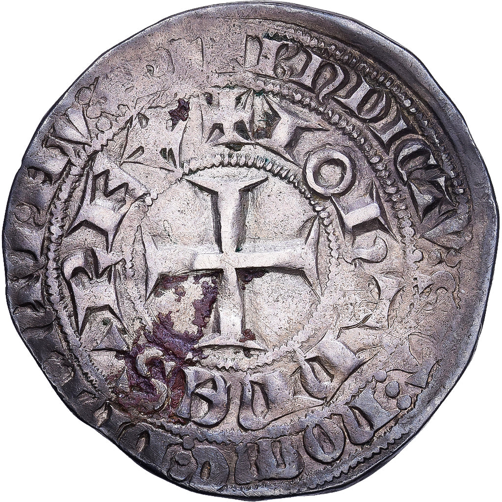 France, Jean II le Bon, Gros Tournois, 1359, Toulouse (?), Billon, TTB