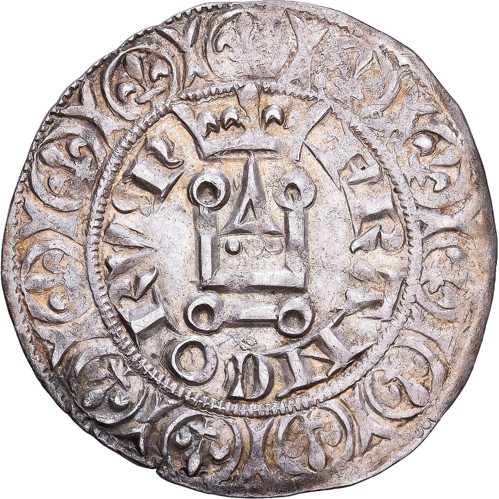 França, Philippe VI, Gros à la Couronne, 1337, Lingote, EF(40-45)