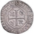 France, Charles VII, Blanc à la couronne, 1455, Rouen, Billon, AU(50-53)