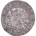 France, Charles V, Blanc au K, 1365, Billon, EF(40-45)