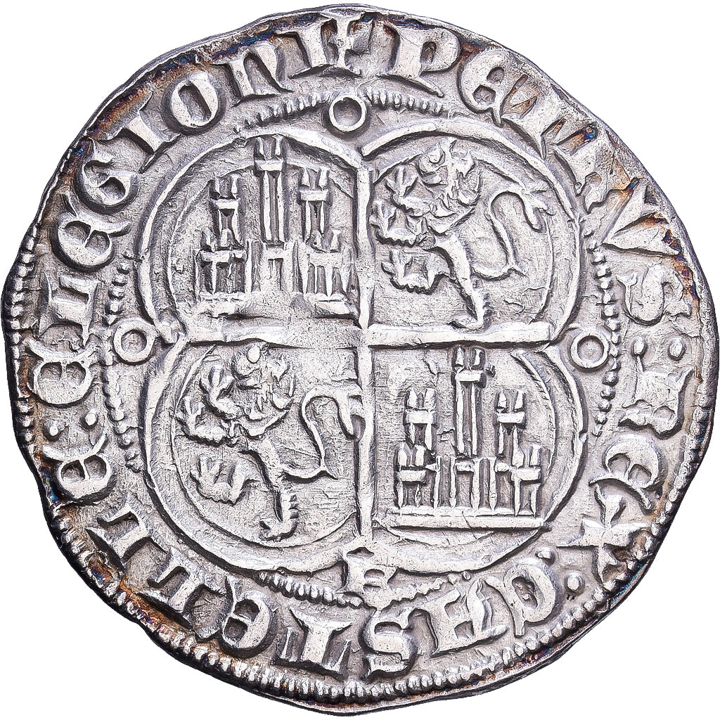 Espanha, Pierre Ier, Real, Burgos, Prata, AU(50-53)