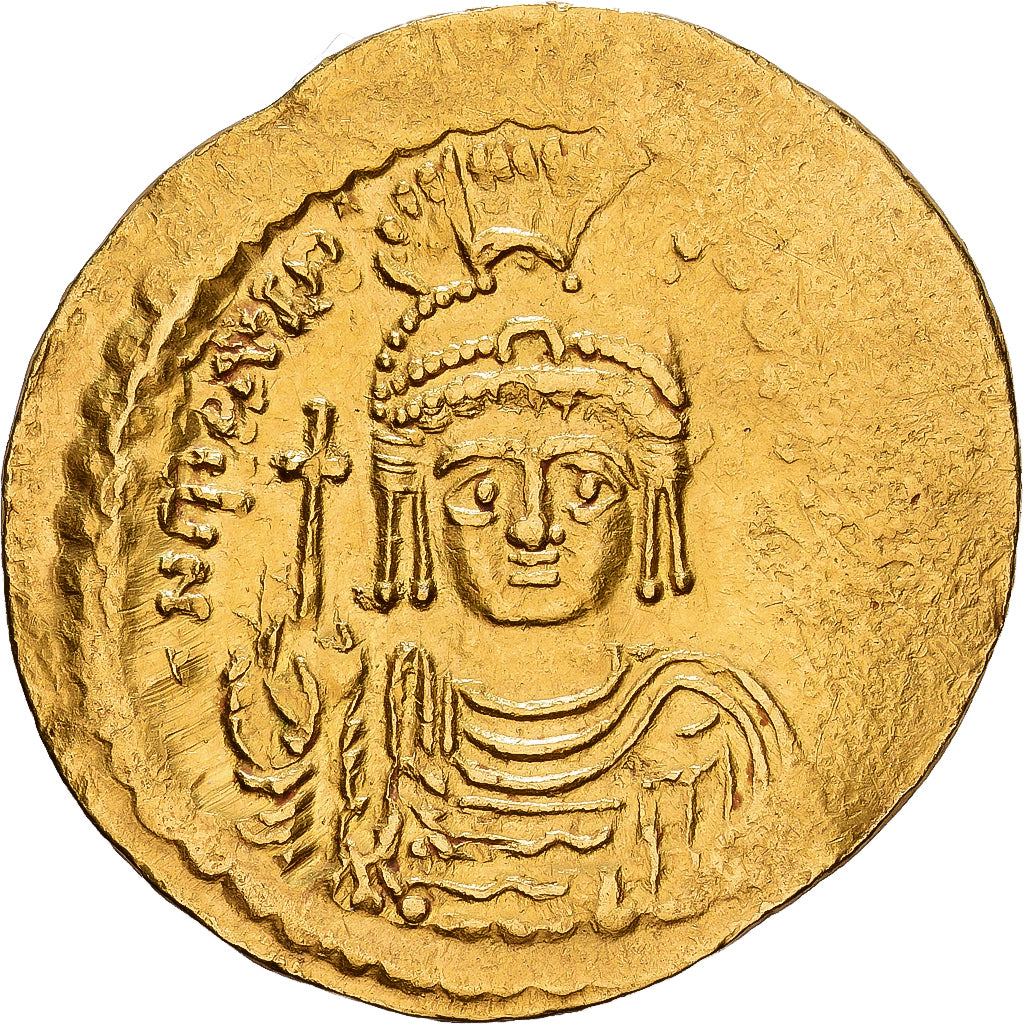 Byzantine Empire, Maurice Tiberius, Solidus, 583-602, Constantinople, Gold
