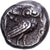 Attica, Diobol, 449-413 BC, Athens, Silver, VF(30-35)