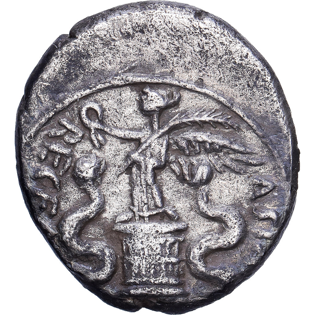Roman Republic, Octavian, Quinarius, 29-27 BC, Brundisium, Silver, AU(50-53)