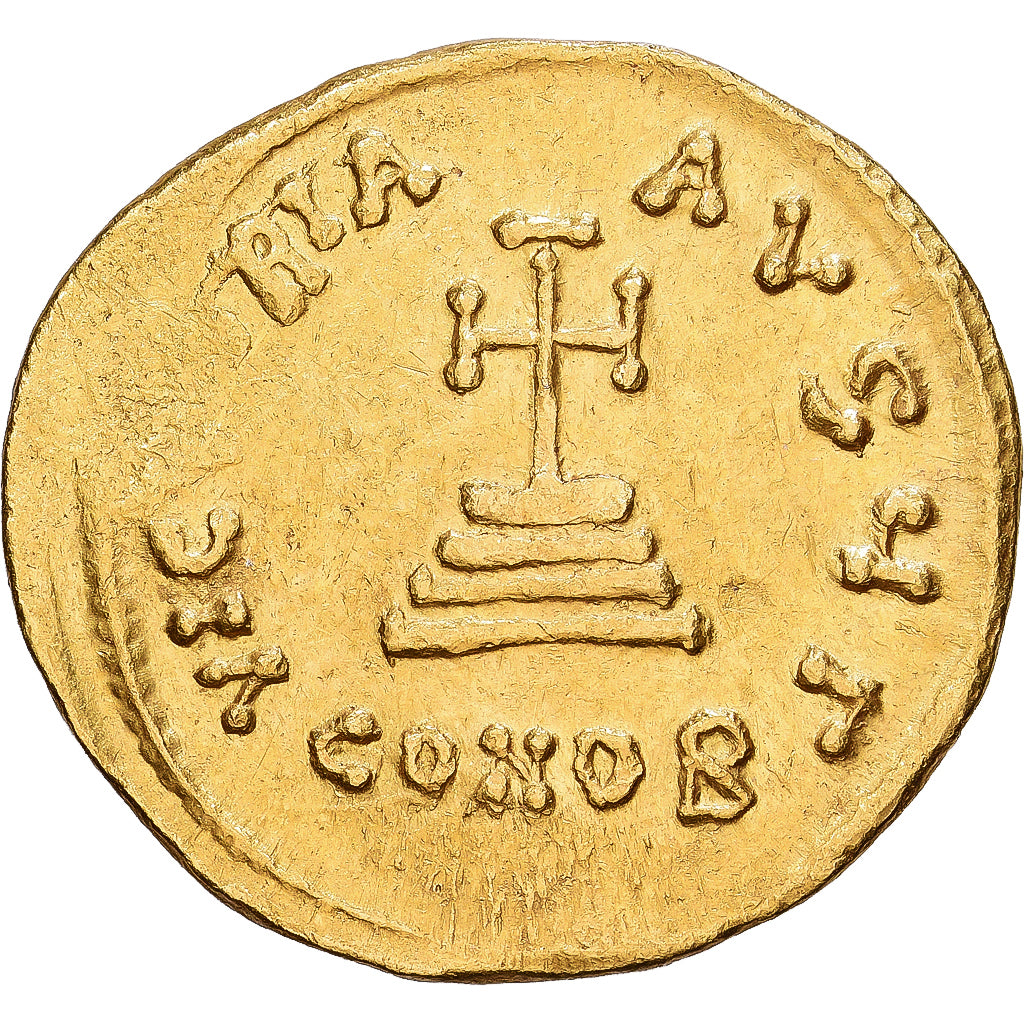 Byzantine Empire, Heraclius, with Heraclius Constantine, Solidus, 626-629
