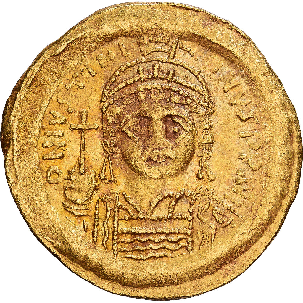 Byzantine Empire, Justinian I, Solidus, 542-565, Constantinople, Gold, EF(40-45)