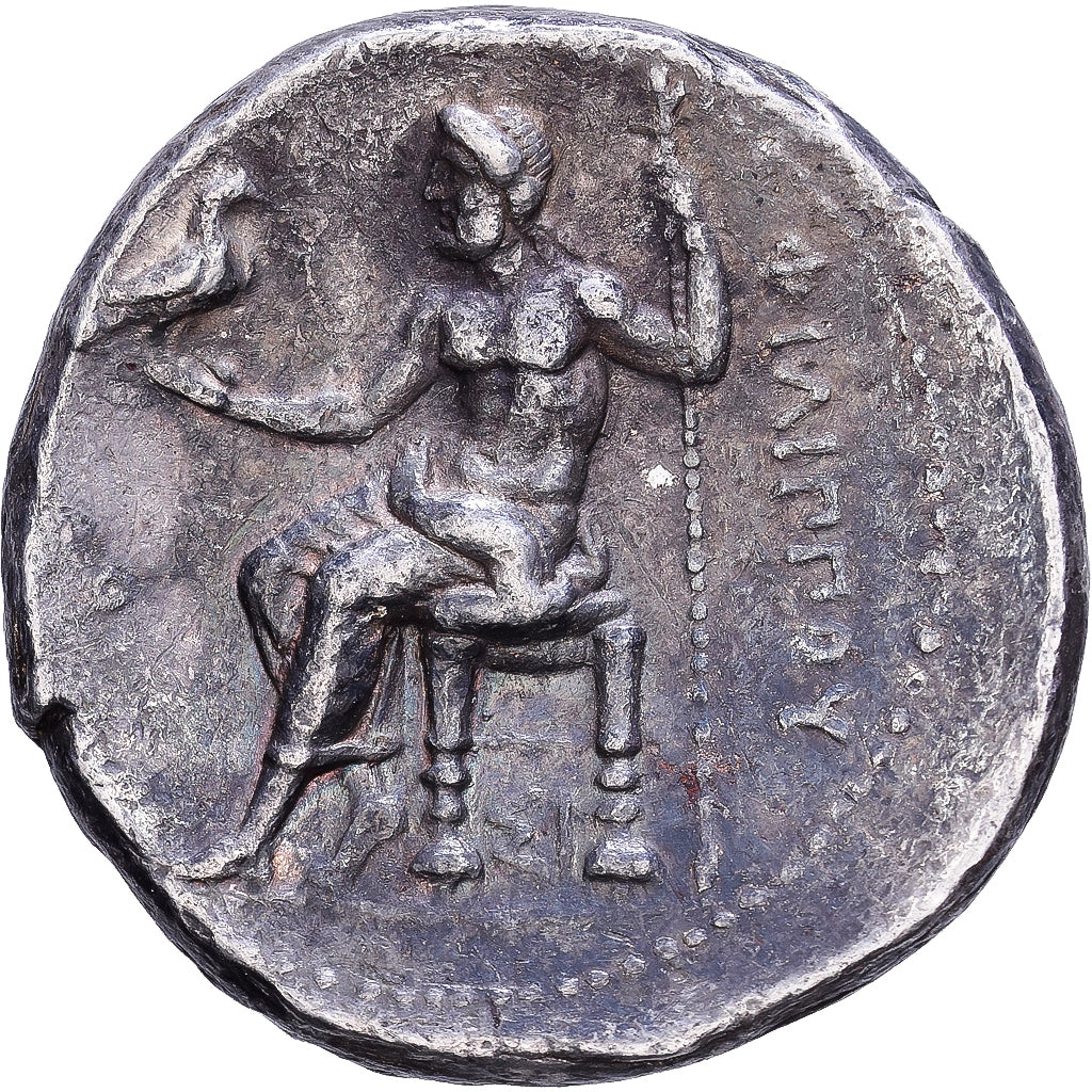 Phoenicia, Philip III, Tetradrachm, 319-318 BC, Sidon, Silver, EF(40-45)