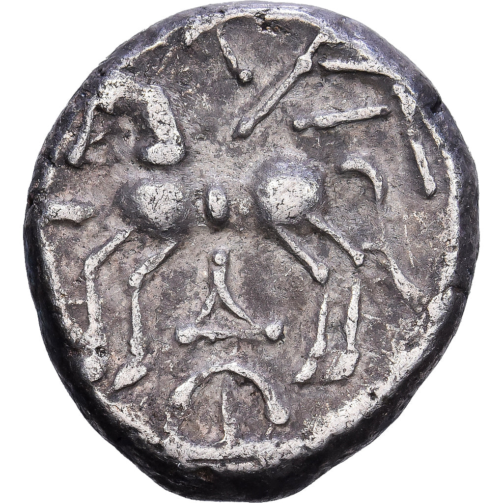 Gaul, Lingones, Denier KALETEDOY, 80-50 BC, Zilver, FR+