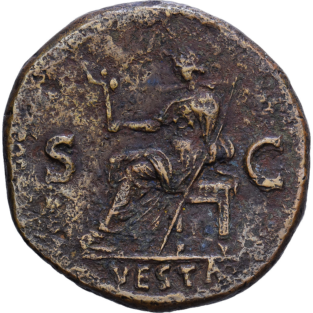 Roman Empire, Julia Titi, Dupondius, 79-80, Rome, Bronze, TTB+