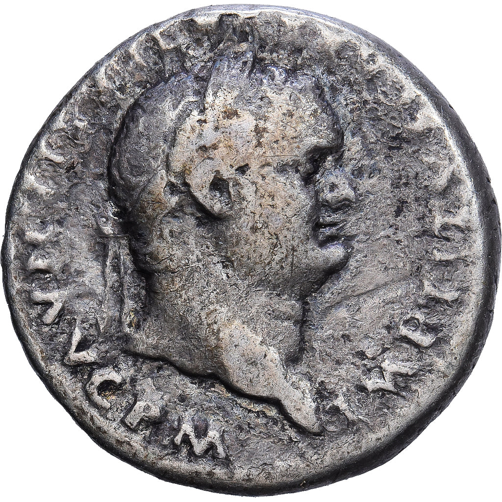 Roman Empire, Titus, Denarius, 79, Rome, Argento, MB