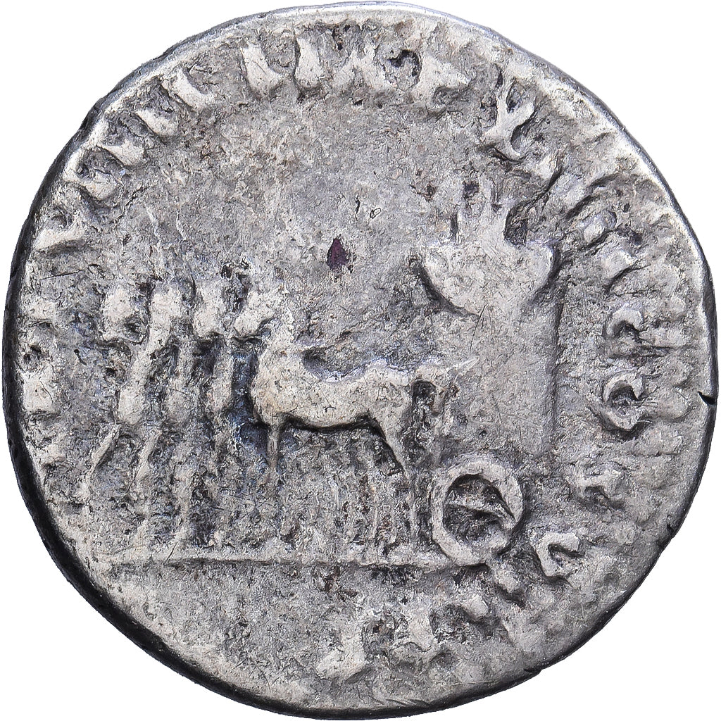 Roman Empire, Titus, Denarius, 79, Rome, Argento, MB