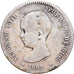 Spanje, Alfonso XIII, 5 Pesetas, 1891, Madrid, Zilver, FR, KM:689