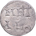 France, Charles le Simple, Denier, 950-1000, Melle, Type immobilisé, Argent