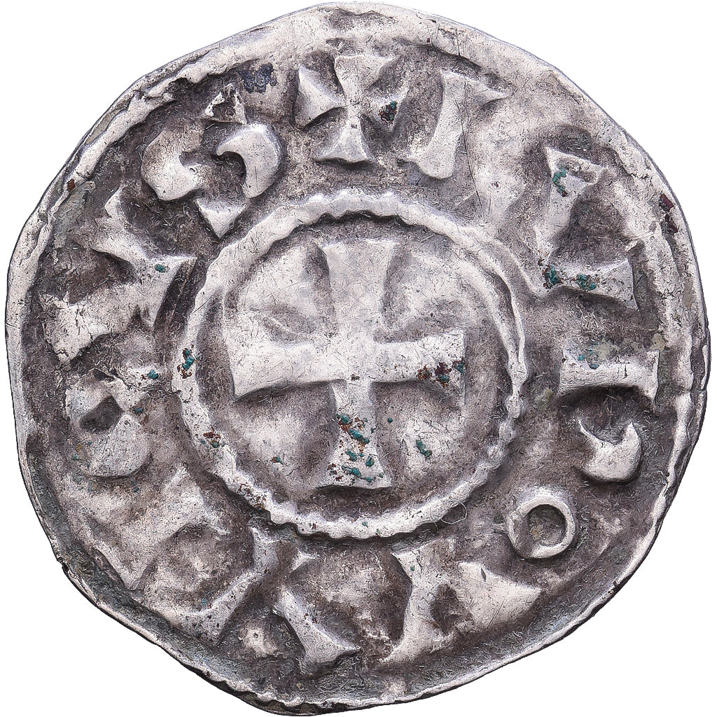 France, Louis l'aveugle, Denier, 890-905, Arles, Argent, TTB