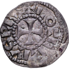 França, Lotharius, Denarius, 960-980, Bourges, Prata, EF(40-45)