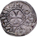 França, Lotharius, Denarius, 960-980, Bourges, Prata, EF(40-45)