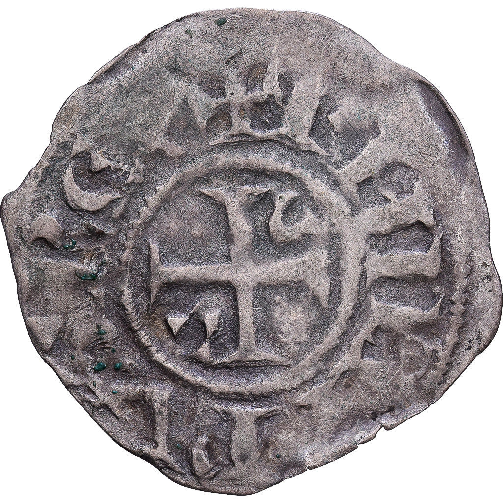 França, Philip I, Denarius, Senlis, Prata, VF(20-25)
