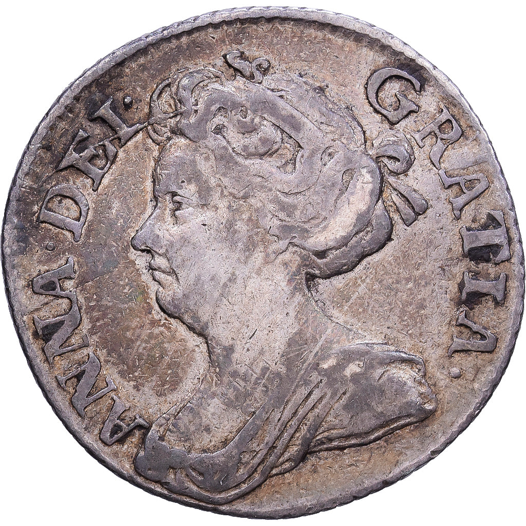 Gran Bretagna, Anne, 6 Pence, 1711, London, Argento, BB