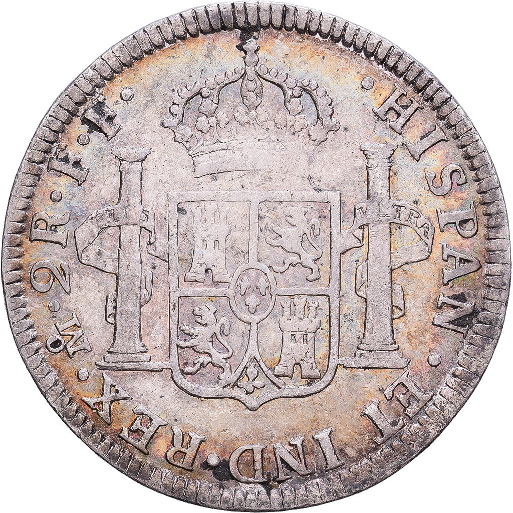 Mexico, Charles III, 2 Reales, 1789, Mexico City, Srebro, VF(30-35), KM:88.2a