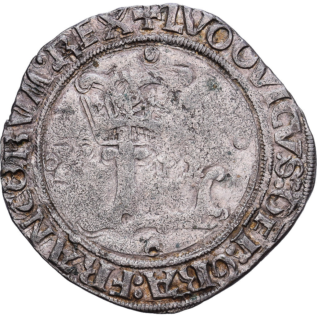 Louis XII, Dizain Ludovicus, 1512, Paris, Plata, MBC+