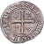 França, Charles VI, Blanc Guénar, 1411, Tournai, Lingote, EF(40-45)