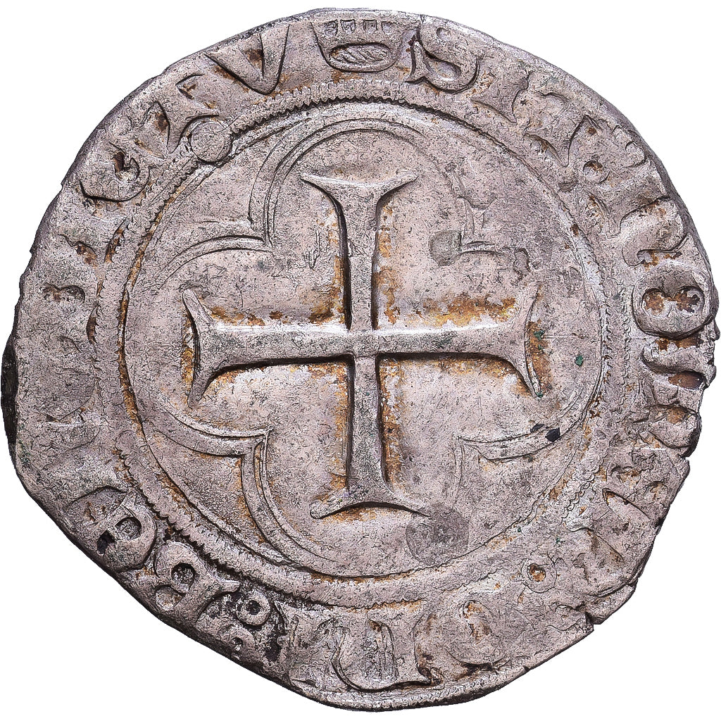 Frankreich, Louis XI, Blanc au Soleil, 1475, Saint Lô, Silber, SS