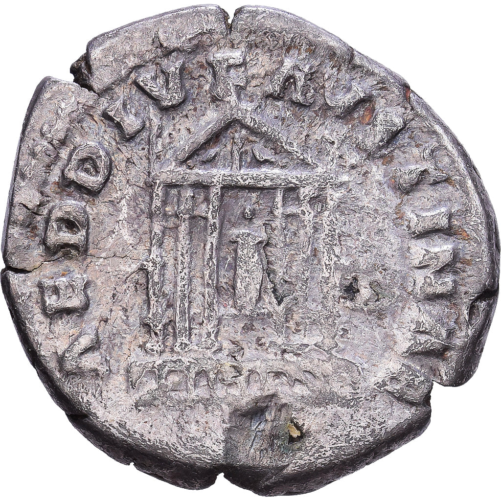 Roman Empire, Diva Faustina I, Denarius, 150, Rome, Plata, BC+