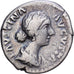 Roman Empire, Faustina II, Denarius, 161-164, Rome, Zilver, FR+