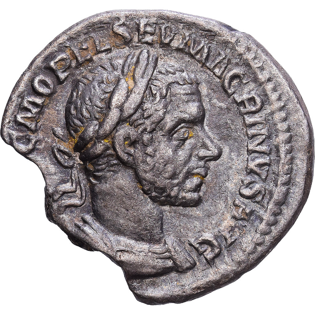 Roman Empire, Macrinus, Denarius, 217, Uncertain Mint, Plata, MBC+
