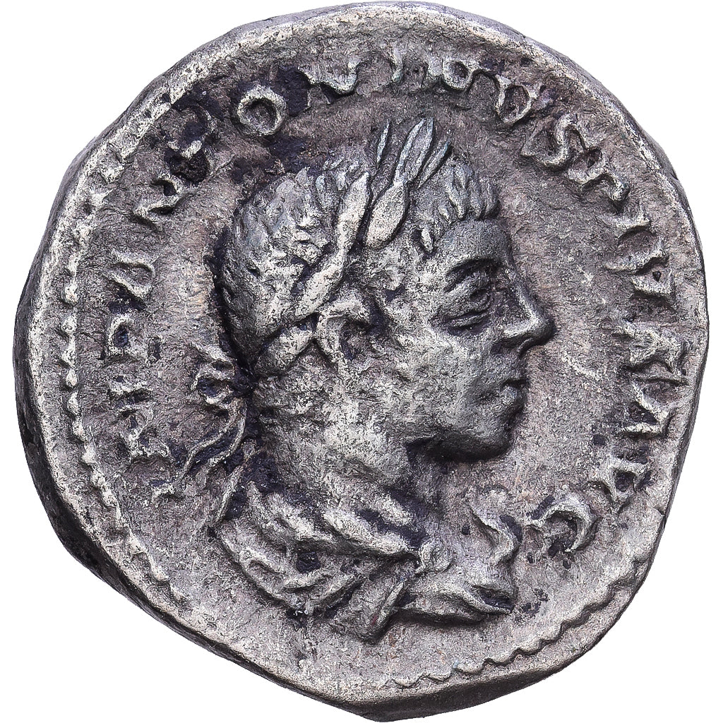 Roman Empire, Elagabalus, Denarius, 220, Rome, Silber, SS