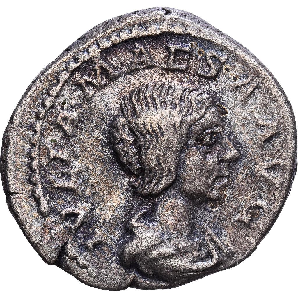 Roman Empire, Julia Maesa, Denarius, 220-222, Rome, Zilver, ZF