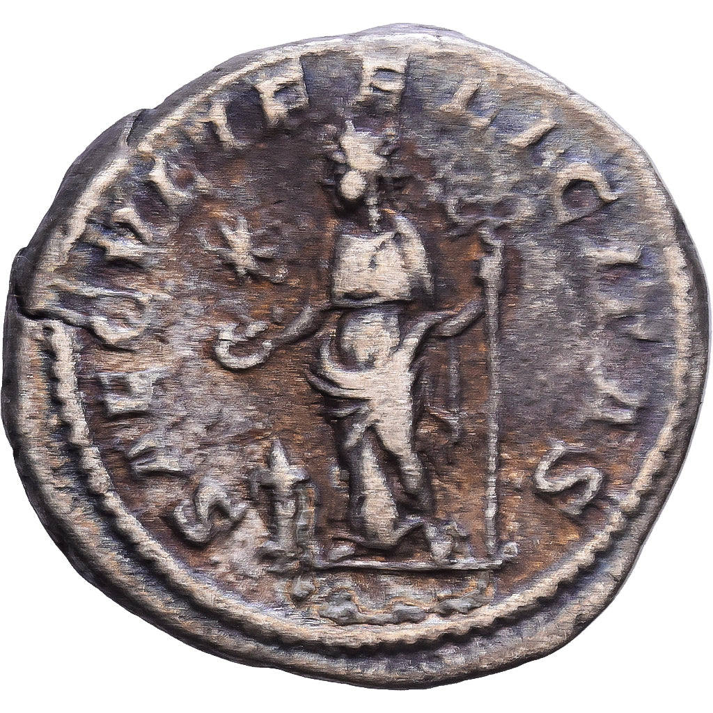 Roman Empire, Julia Maesa, Denarius, 220-222, Rome, Zilver, ZF