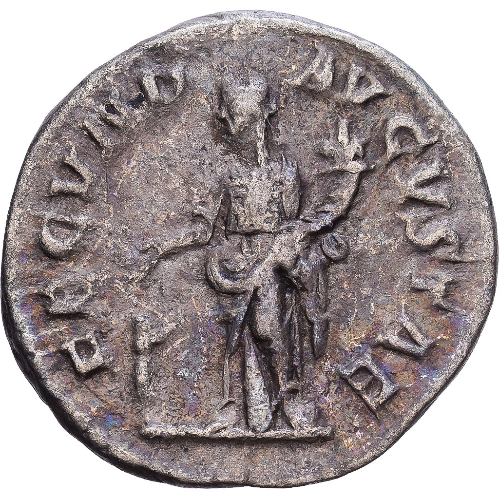 Roman Empire, Julia Mamée, Denarius, 232, Rome, Zilver, ZF
