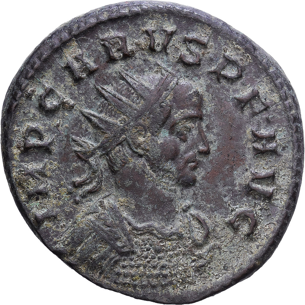 Roman Empire, Carus, Aurelianus, 283, Ticinum, Billon, SS+