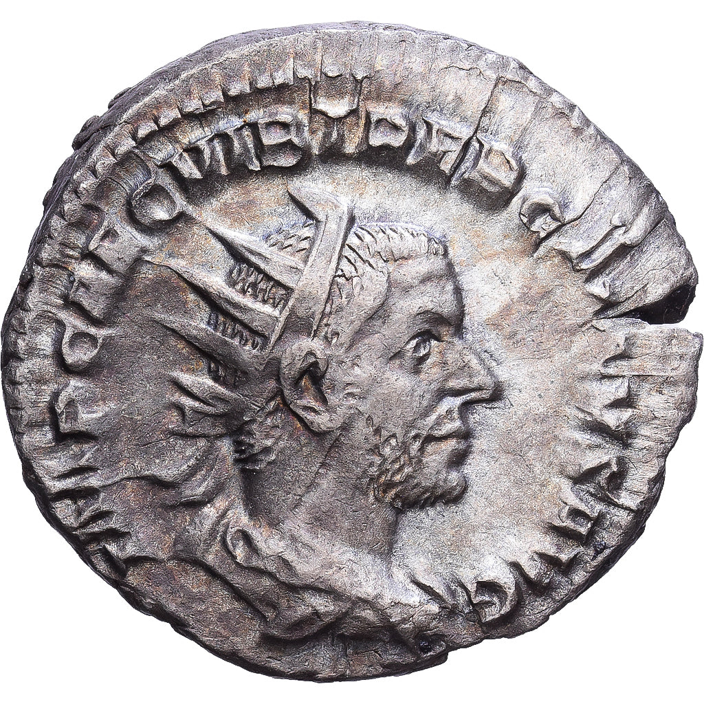 Roman Empire, Trebonianus Gallus, Antoninianus, 252, Rome, Lingote, AU(50-53)