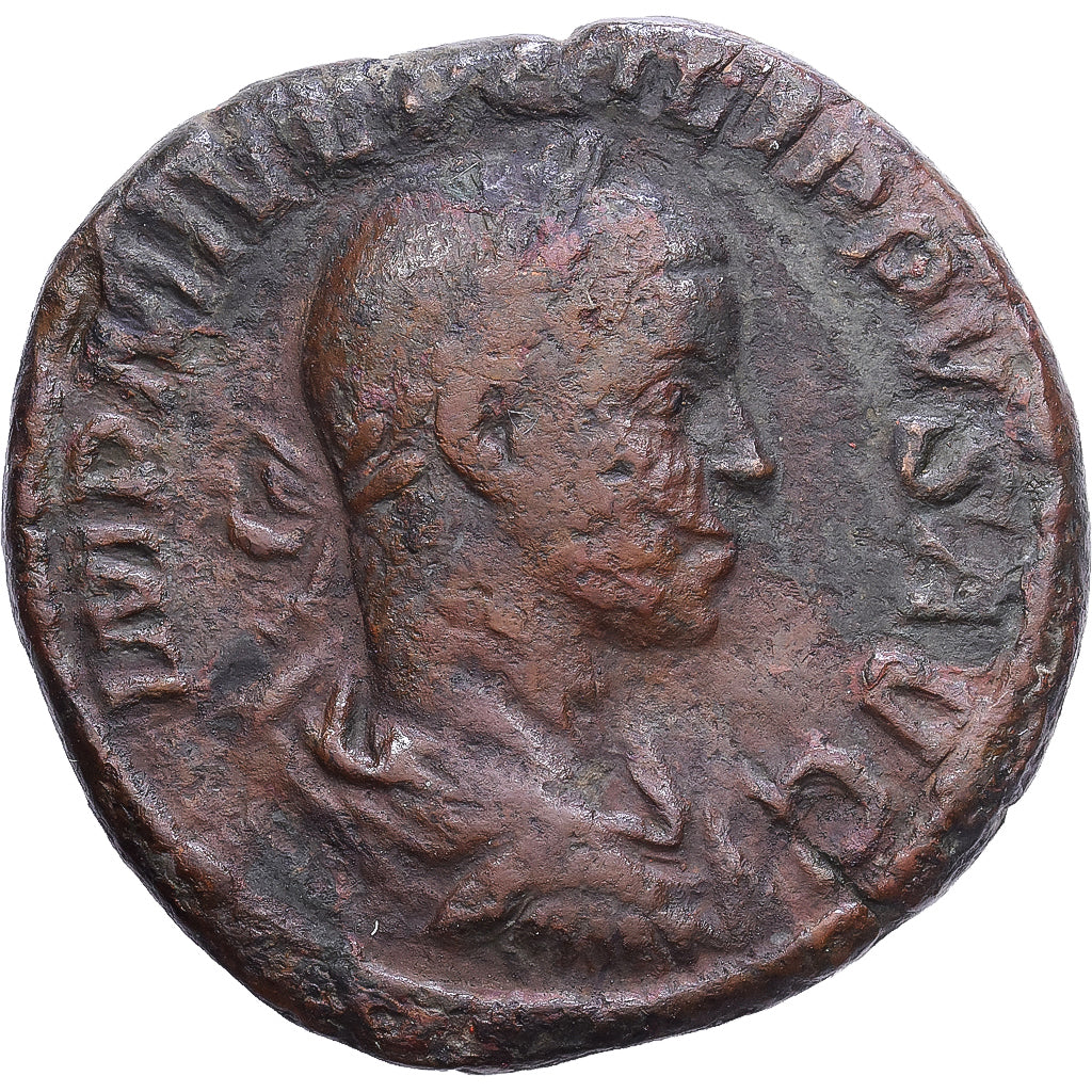 Roman Empire, Philip II, Sestertius, 249, Rome, Bronze, EF(40-45)