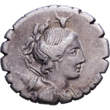 Roman Republic, Postumia, Denarius Serratus, 81 BC, Rome, Srebro, VF(30-35)