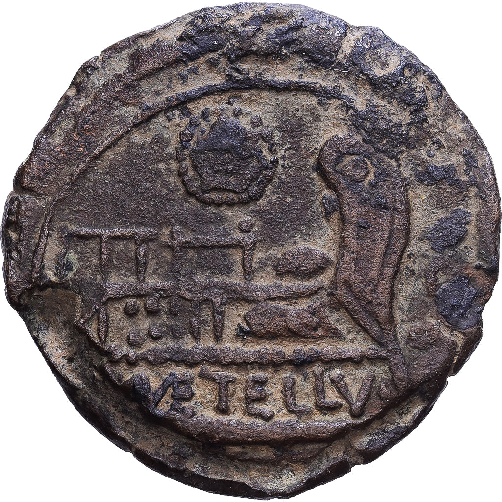 Roman Republic, M. Caecilius Q.f. Q.n. Metellus, Semis, 127 BC, Rome, Bronze