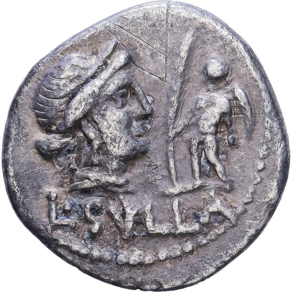 Roman Republic, Sylla, Denarius, 84-83 BC, Rome, Srebro, AU(50-53)