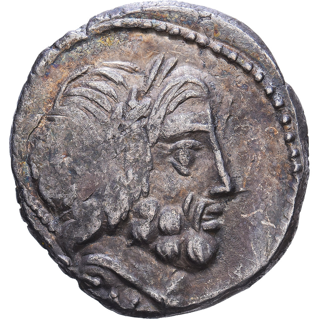 Roman Republic, Rubria, Denarius, 87 BC, Rome, Silber, SS