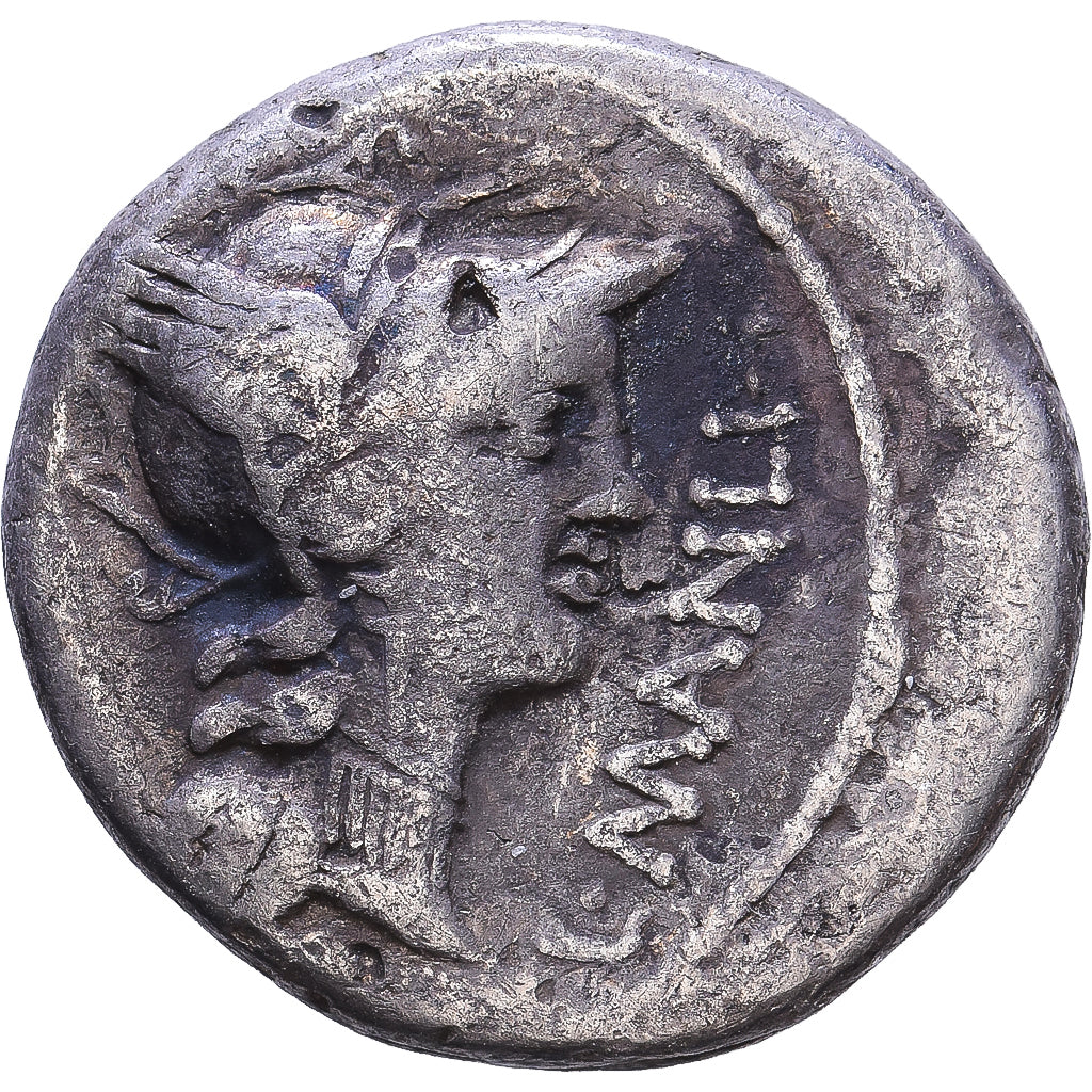 Roman Republic, Manlia, Denarius, 82 BC, Rome, Silver, VF(30-35)