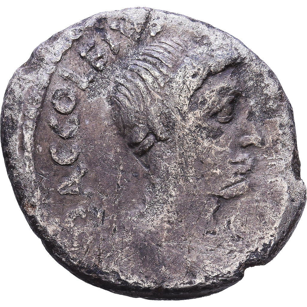 Roman Republic, Accoleia, Denier, 43 BC, Rome, Argent, TB+