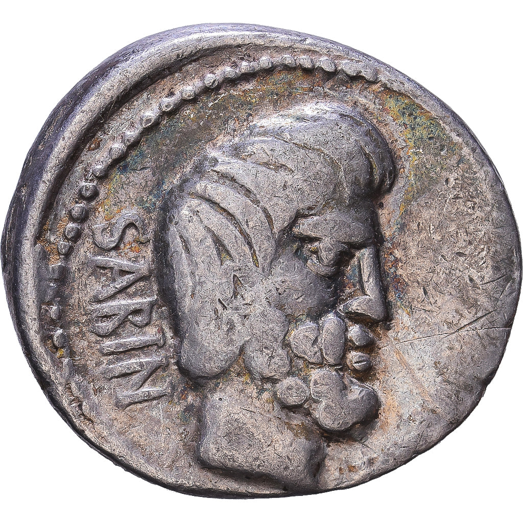 Roman Republic, Tituria, Denarius, 89 BC, Rome, Silber, SS