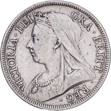 Wielka Brytania, Victoria, 1/2 Crown, 1893, Srebro, VF(30-35), KM:782